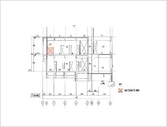 設計図と現況を比較照合した結果が、耐震診断の計算に反映されます。